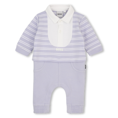 Langemouwen jumpsuit BOSS JONGEN