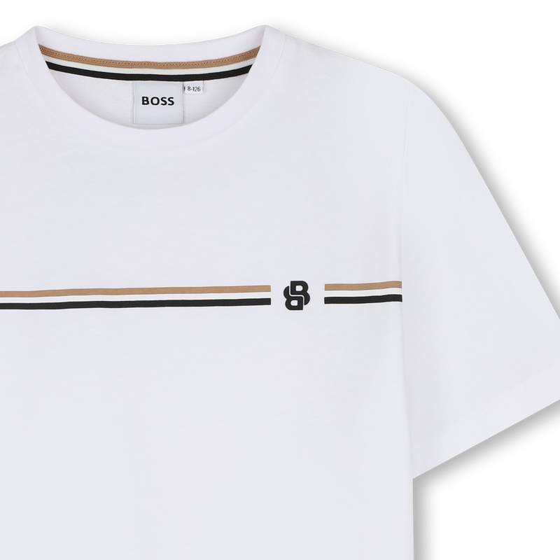 T-shirt met korte mouwen BOSS 
                        BOY