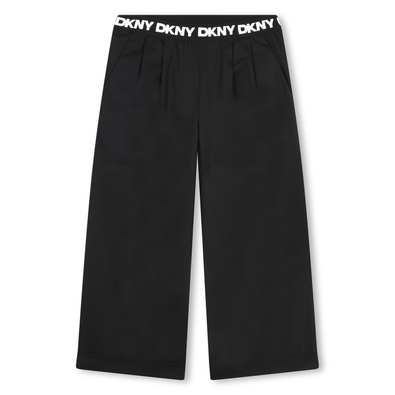 Feestelijke broek van katoen DKNY 
                        GIRL