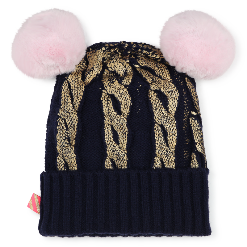Kabelmuts met pompons BILLIEBLUSH 
                        GIRL