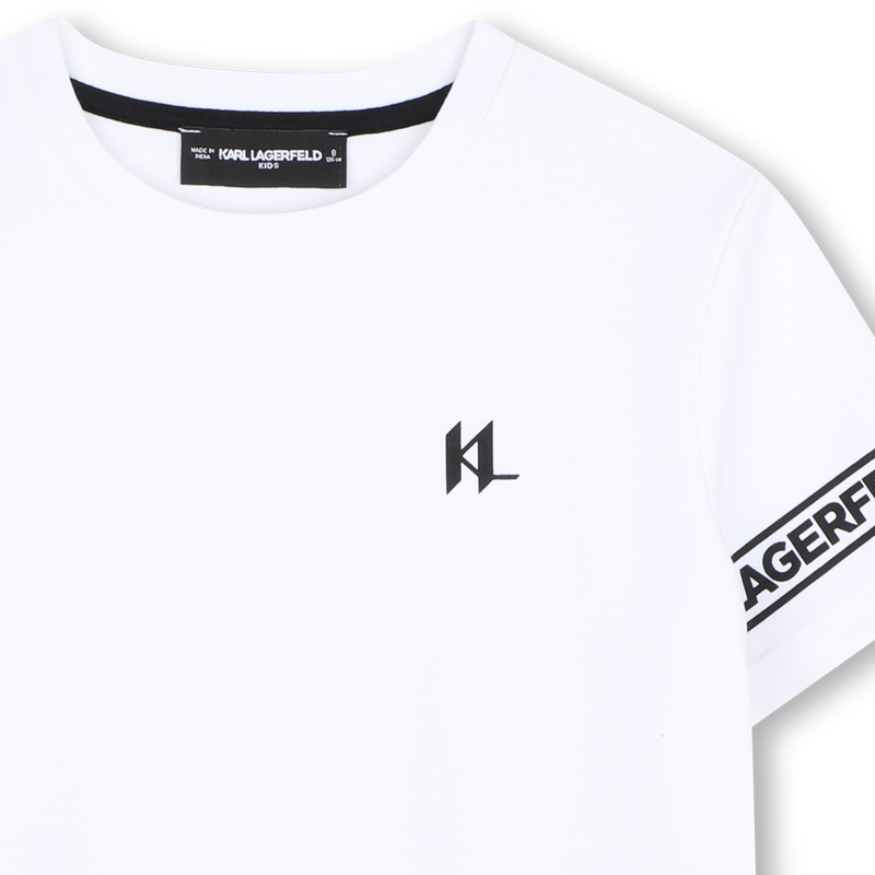 T-shirt met korte mouwen KARL LAGERFELD KIDS 
                        BOY