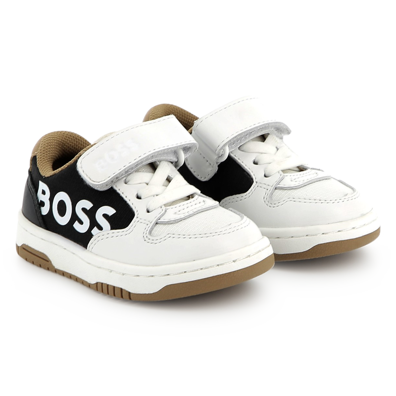 Leren sneakers in drie kleuren BOSS 
                        BOY