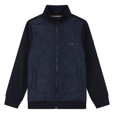 Vest met rits in materialenmix BOSS BOY