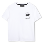 T-shirt met korte mouwen, WIT, hi-res