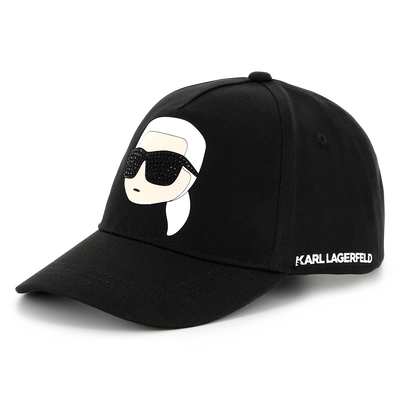Verstelbare katoenen pet KARL LAGERFELD KIDS GIRL