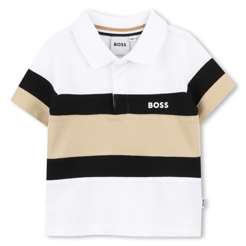 POLOSHIRT MET KORTE MOUWEN BOSS 
                        BOY