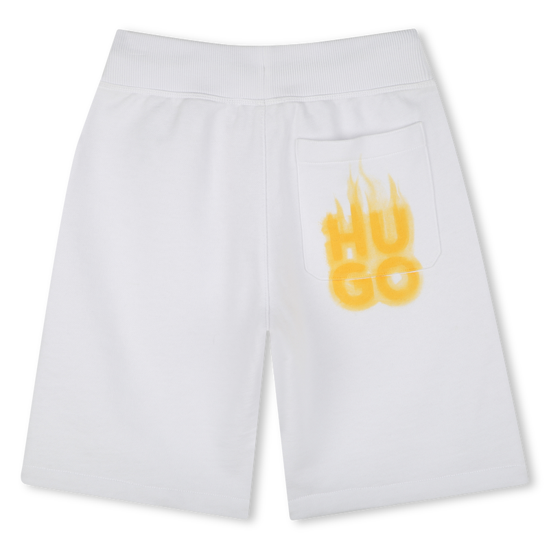 Fleece joggingbermuda HUGO 
                        BOY