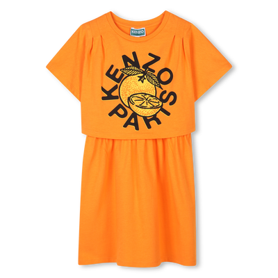 2-in-1 jurk met print KENZO KIDS GIRL