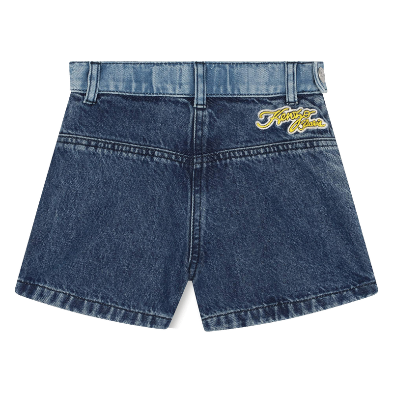 Spijkershort met borduursel KENZO KIDS 
                        GIRL