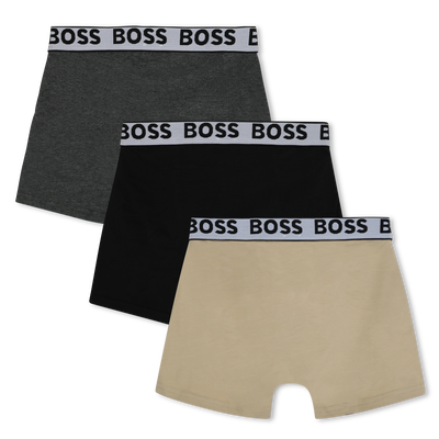 Set van 3 katoenen boxershorts BOSS BOY