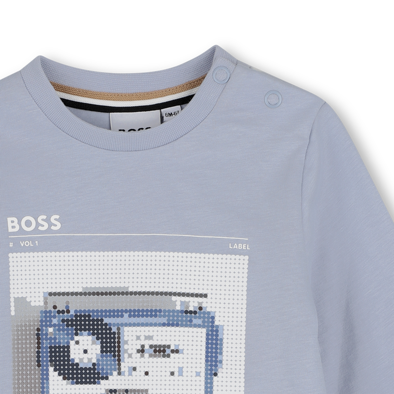 T-shirt met lange mouwen BOSS 
                        BOY