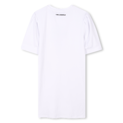 Jurk met korte mouwen KARL LAGERFELD KIDS GIRL