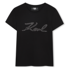 T-shirt met korte mouwen KARL LAGERFELD KIDS 
                    GIRL
