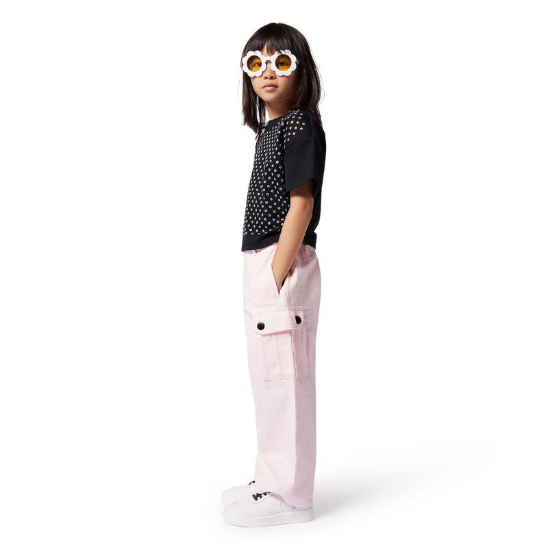 Katoenen broek met zakken MARC JACOBS 
                        GIRL