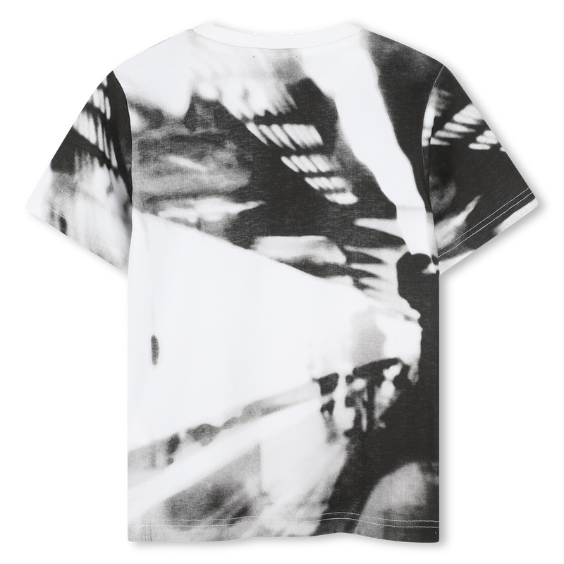 Katoenen T-shirt met print DKNY 
                        BOY