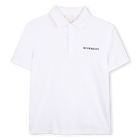 Poloshirt met korte mouwen, WIT, hi-res