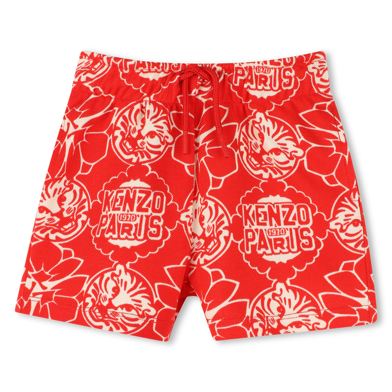 Katoenen bermuda met print KENZO KIDS 
                        BOY