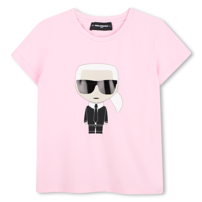 T-SHIRT ILLUSTRATIE CHOUPETTE KARL LAGERFELD KIDS 
                        GIRL