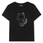 T-shirt met korte mouwen KARL LAGERFELD KIDS 
                    GIRL
