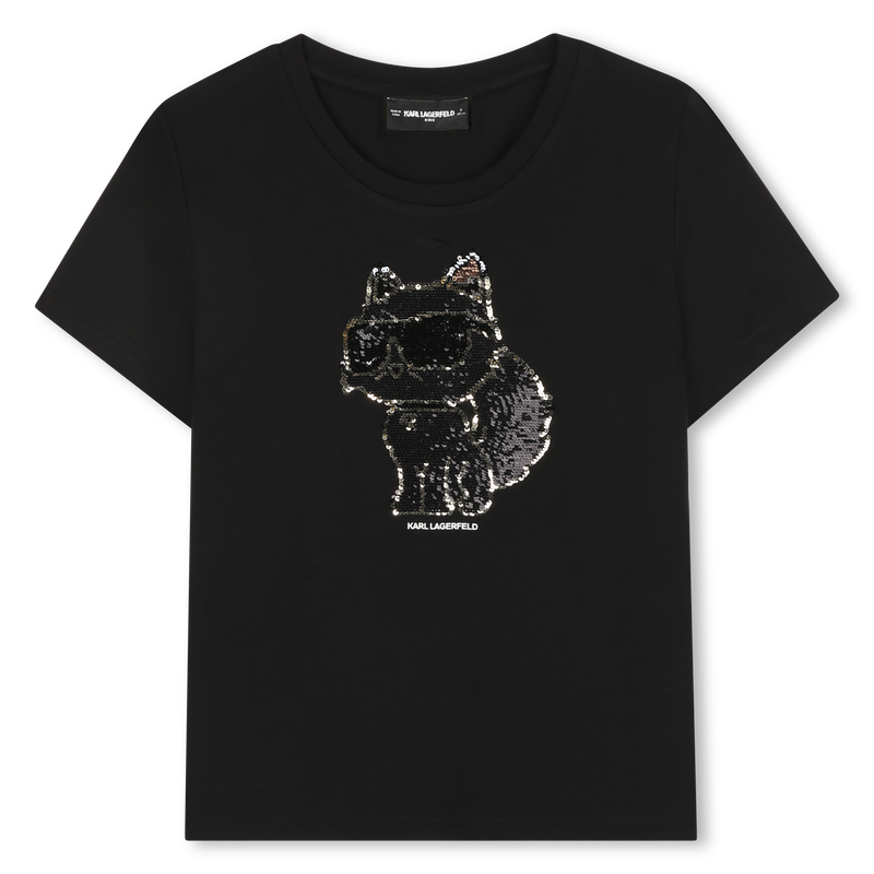 T-shirt met korte mouwen KARL LAGERFELD KIDS 
                        GIRL