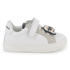 Lage sneakers van koeienhuid KARL LAGERFELD KIDS 
                    UNISEX