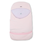 Gestreepte fluwelen slinger, ROZE  LICHT, hi-res