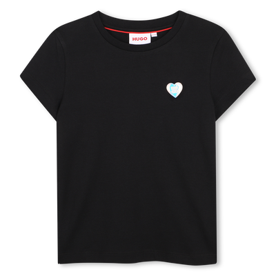T-shirt met korte mouwen HUGO MEISJE