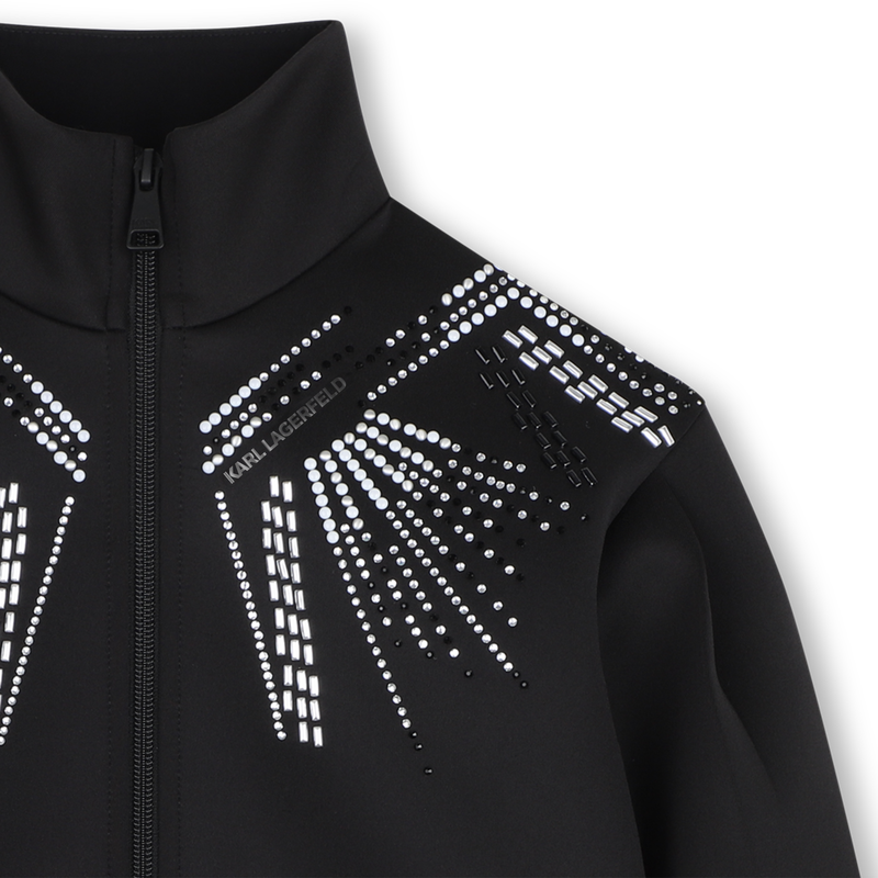 Hoge col cardigan KARL LAGERFELD KIDS 
                        GIRL