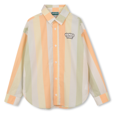 Gestreept overhemd met lange mouwen KENZO KIDS BOY