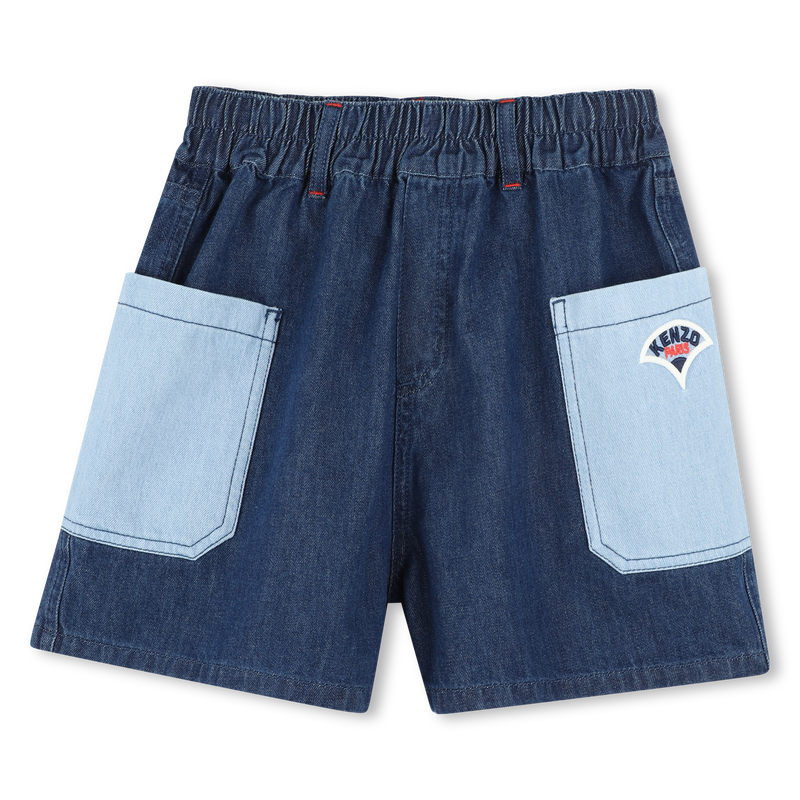 Jeansshort met zakken