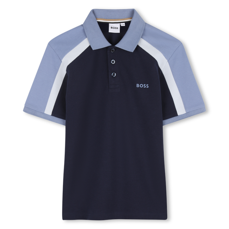 POLOSHIRT MET KORTE MOUWEN BOSS 
                        BOY