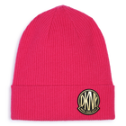 Muts van tricot met omslag, ROZE PEP'S, hi-res