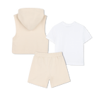 T-shirt + sweatshirt + shorts set BOSS 
                    BOY