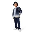 Polyester bucket hat met stiksels KENZO KIDS 
                    UNISEX