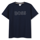 T-shirt met korte mouwen, MARINE, hi-res