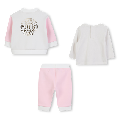 3-delige joggingset KARL LAGERFELD KIDS GIRL