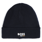 Gebreide muts met omslag BOSS 
                    BOY