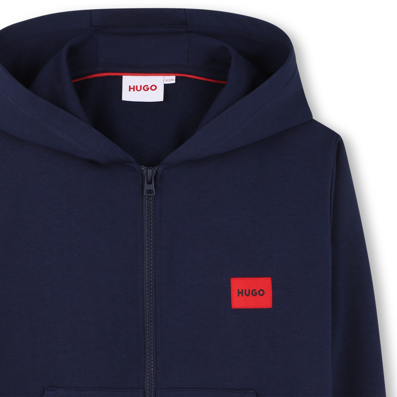 HOODIE MET RITS HUGO 
                        BOY