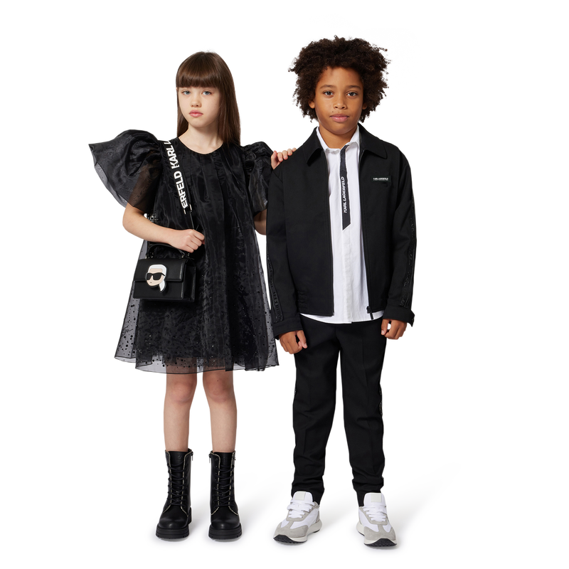 Lage sneakers met veters KARL LAGERFELD KIDS 
                        BOY