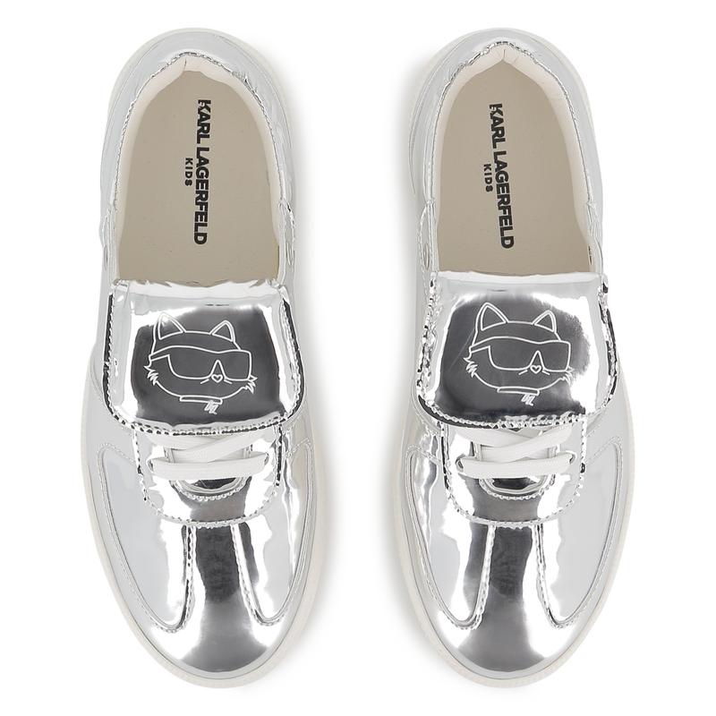 Sneakers met spiegeleffect KARL LAGERFELD KIDS 
                        GIRL