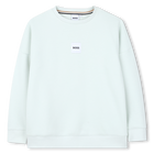 Fleece sweatshirt, SPRUIT GROEN, hi-res