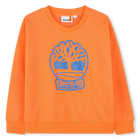 Sweatshirt met logoprint, NECTARINE, hi-res