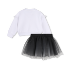 Sweat- en rokset KARL LAGERFELD KIDS 
                    MEISJE