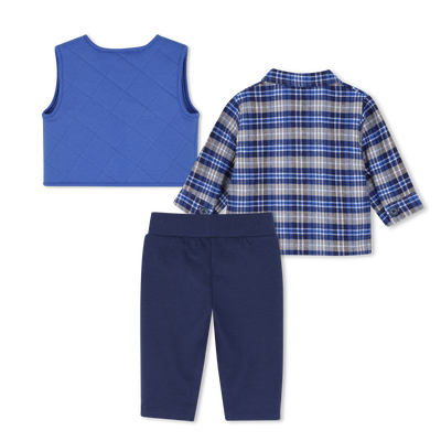 Set van een cardigan, blouse en broek TIMBERLAND JONGEN