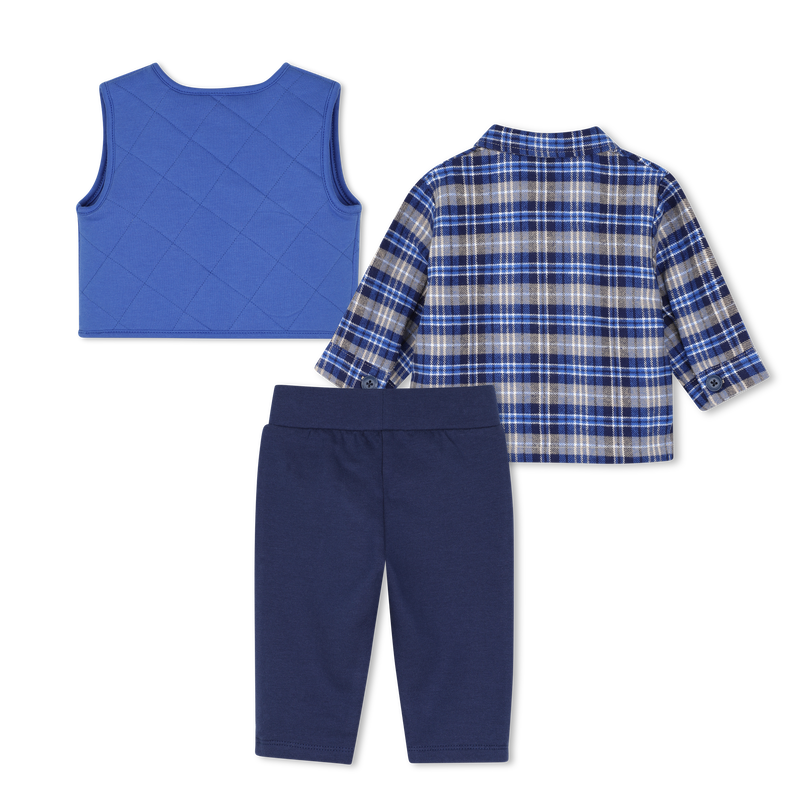 Set van een cardigan, blouse en broek TIMBERLAND 
                        JONGEN