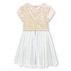 Jurk van twee materialen BILLIEBLUSH 
                    GIRL