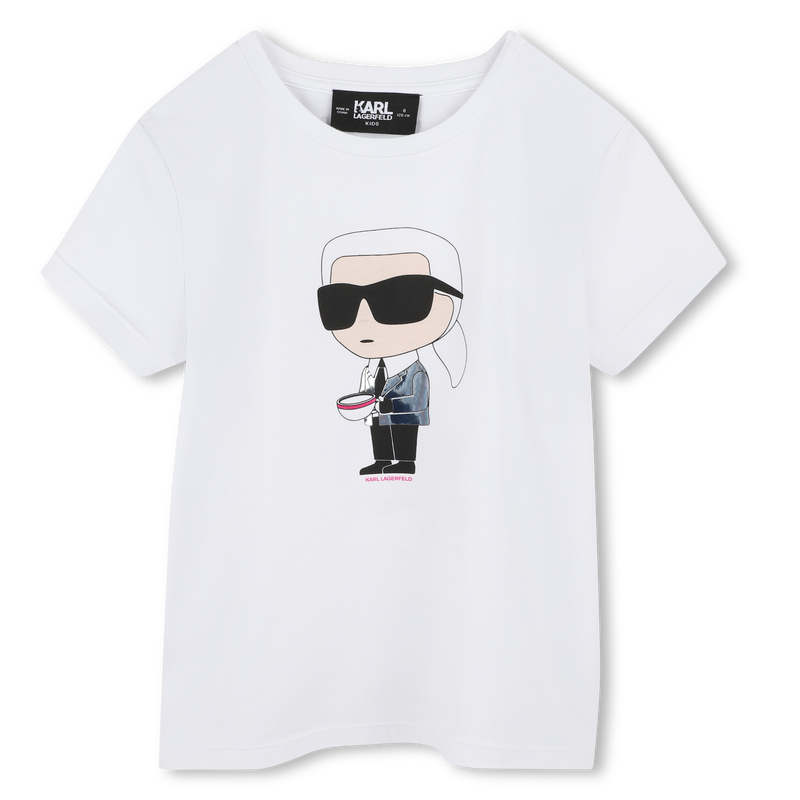 T-SHIRT KORTE MOUWEN KARL LAGERFELD KIDS 
                        GIRL
