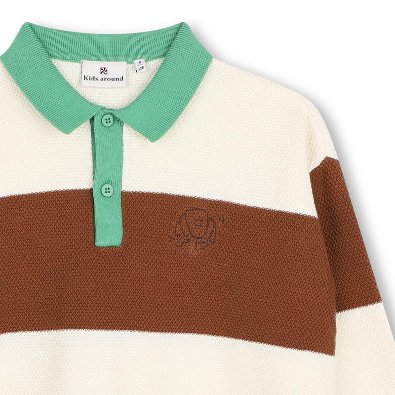 Tricotpoloshirt KIDS AROUND 
                        BOY