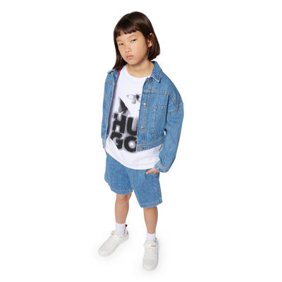 Jeansjasje met strepen HUGO GIRL