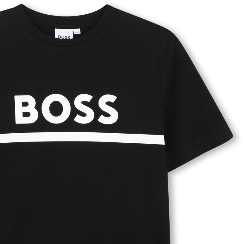 T-SHIRT MET KORTE MOUWEN BOSS 
                        BOY
